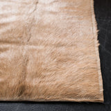 Safavieh Studio Leather 4'-0" x 6'-0" Rug in Beige / Brown