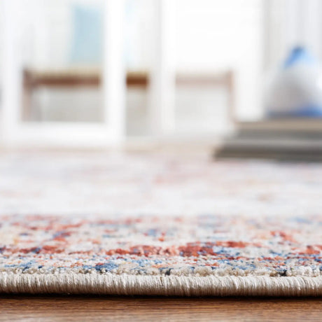 Safavieh Heirloom 700 4'-0" x 6'-0" Rug in Ivory / Blue Rust