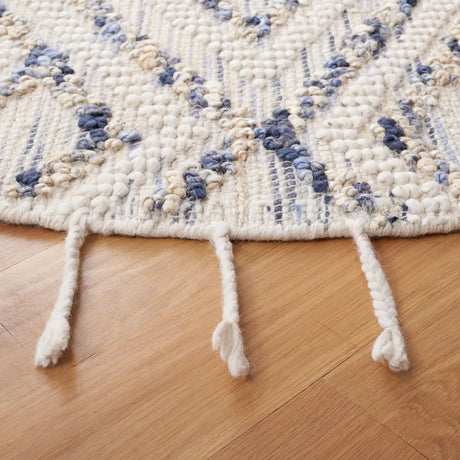 Safavieh Natura 6'-0" x 6'-0" Rug in Ivory / Blue