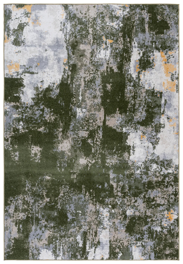 Safavieh Bayside 4'-0" x 6'-0" Rug in Green / Grey