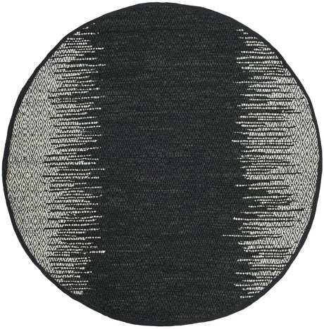 Safavieh Vintage Leather 6'-0" x 6'-0" Rug in Light Grey / Black