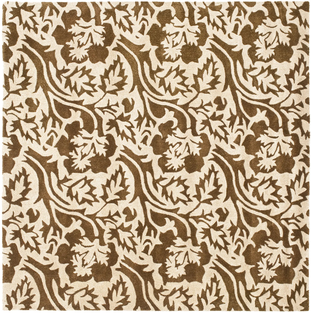 Safavieh Soho 6'-0" x 6'-0" Rug in Brown / Ivory