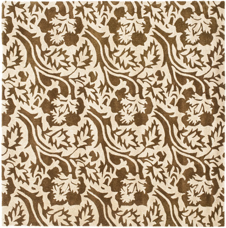 Safavieh Soho 6'-0" x 6'-0" Rug in Brown / Ivory