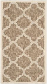 Safavieh Courtyard 2'-0" x 3'-7" Rug in Brown