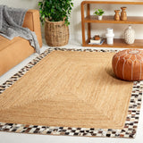 Safavieh Natural Fiber 5'-0" x 8'-0" Rug in Natural / Grey