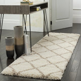 Safavieh Hudson Shag 2'-3" x 10'-0" Rug in Ivory / Beige