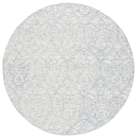 Safavieh Ebony 6'-0" x 6'-0" Rug in Blue / Ivory