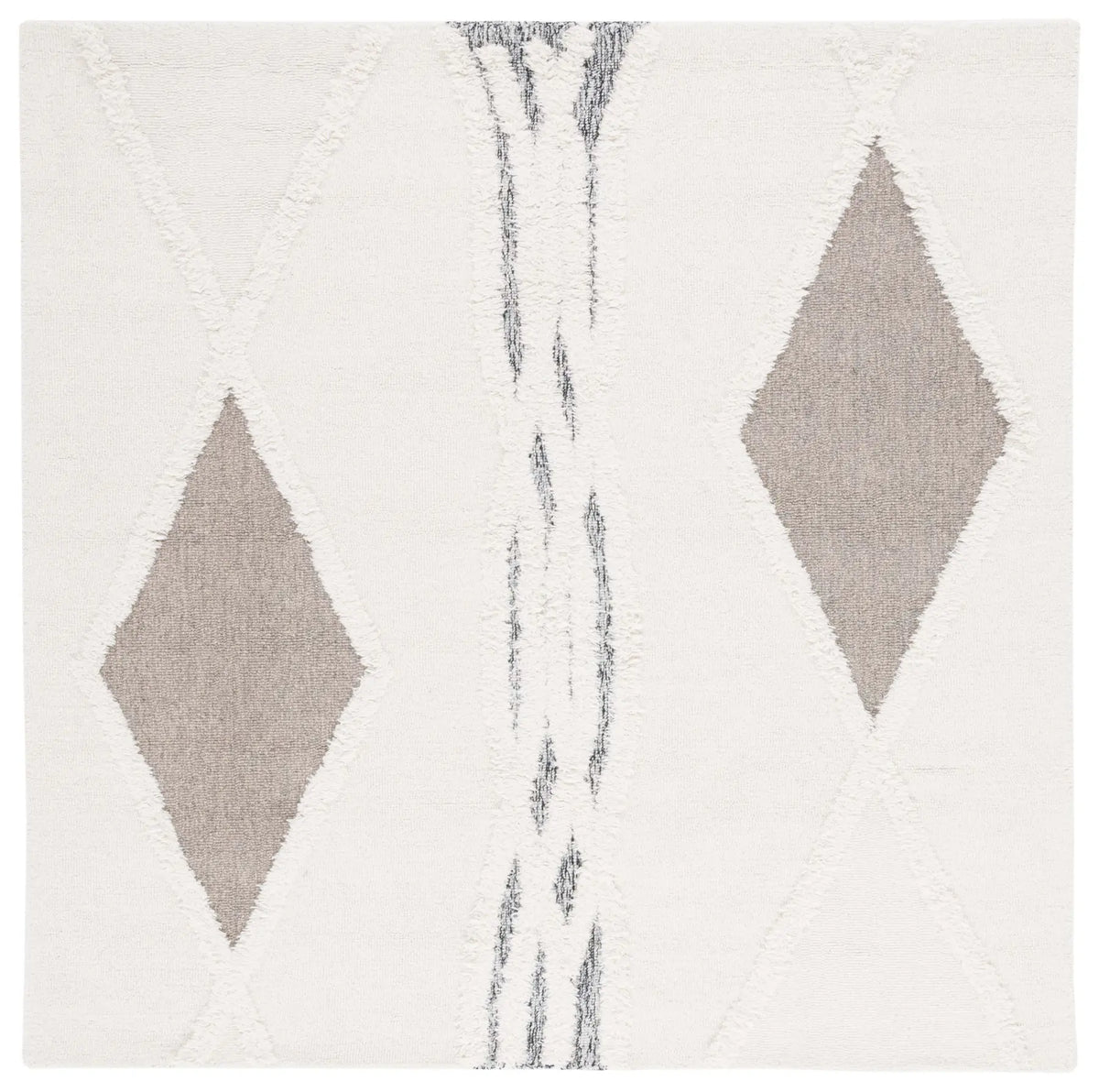 Safavieh Casablanca 6'-0" x 6'-0" Rug in Ivory / Brown