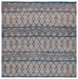 Safavieh Natural Fiber 6'-0" x 6'-0" Rug in Blue / Natural