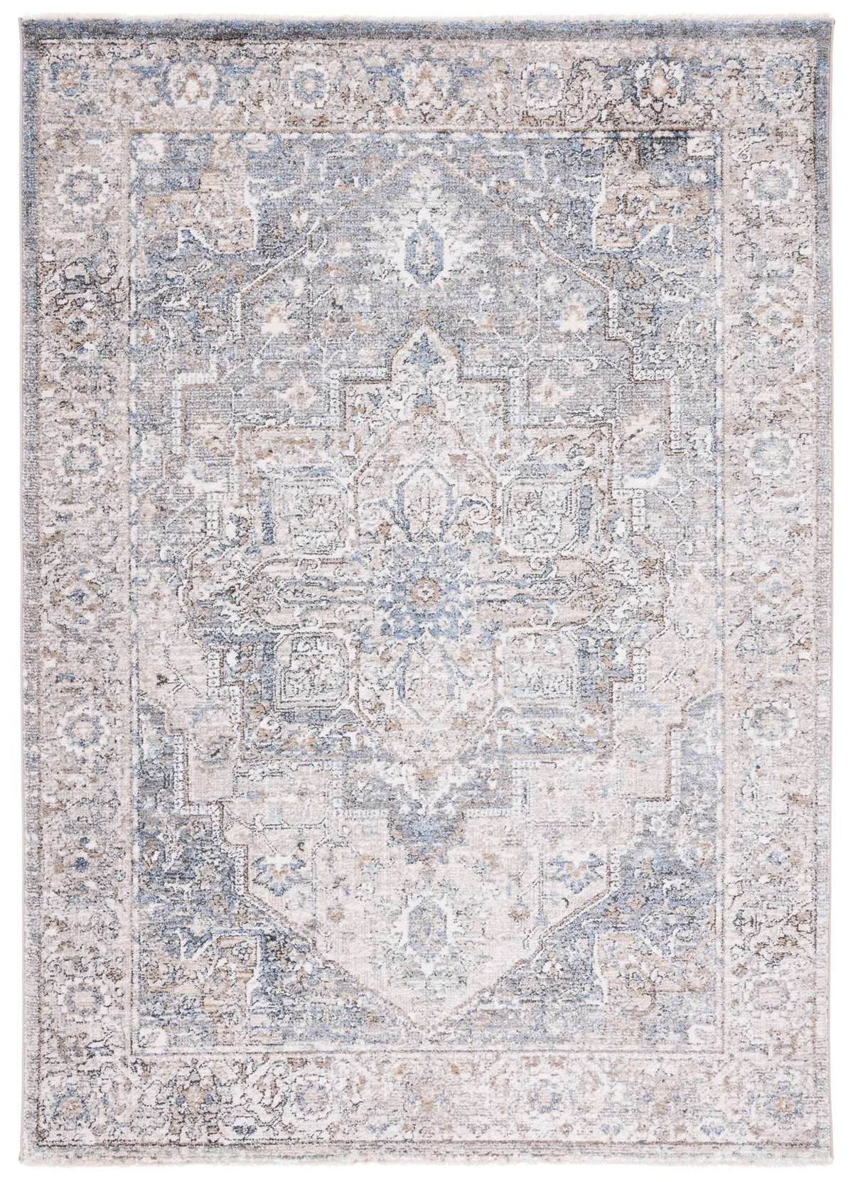 Safavieh Jasmine 4'-5" x 6'-5" Rug in Grey / Blue