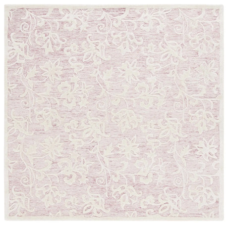 Safavieh Metro 6'-0" x 6'-0" Rug in Pink / Ivory
