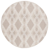 Safavieh Global 6'-7" x 6'-7" Rug in Beige / Ivory
