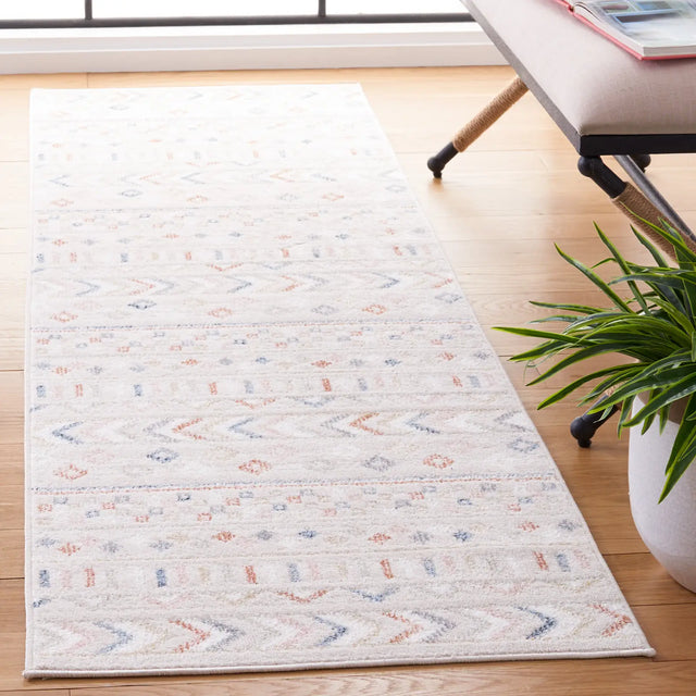 Safavieh Blair Washable 2'-2" x 8'-0" Rug in Beige / Multi