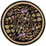 Safavieh Chelsea 4'-0" x 4'-0" Rug in Black