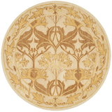 Safavieh Antiquity 6'-0" x 6'-0" Rug in Beige / Gold