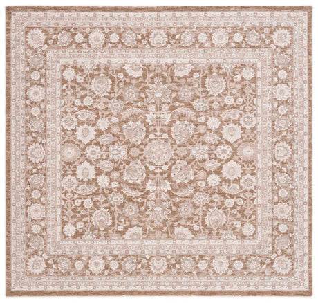Safavieh Willow 6'-3" x 6'-3" Rug in Light Brown / Ivory