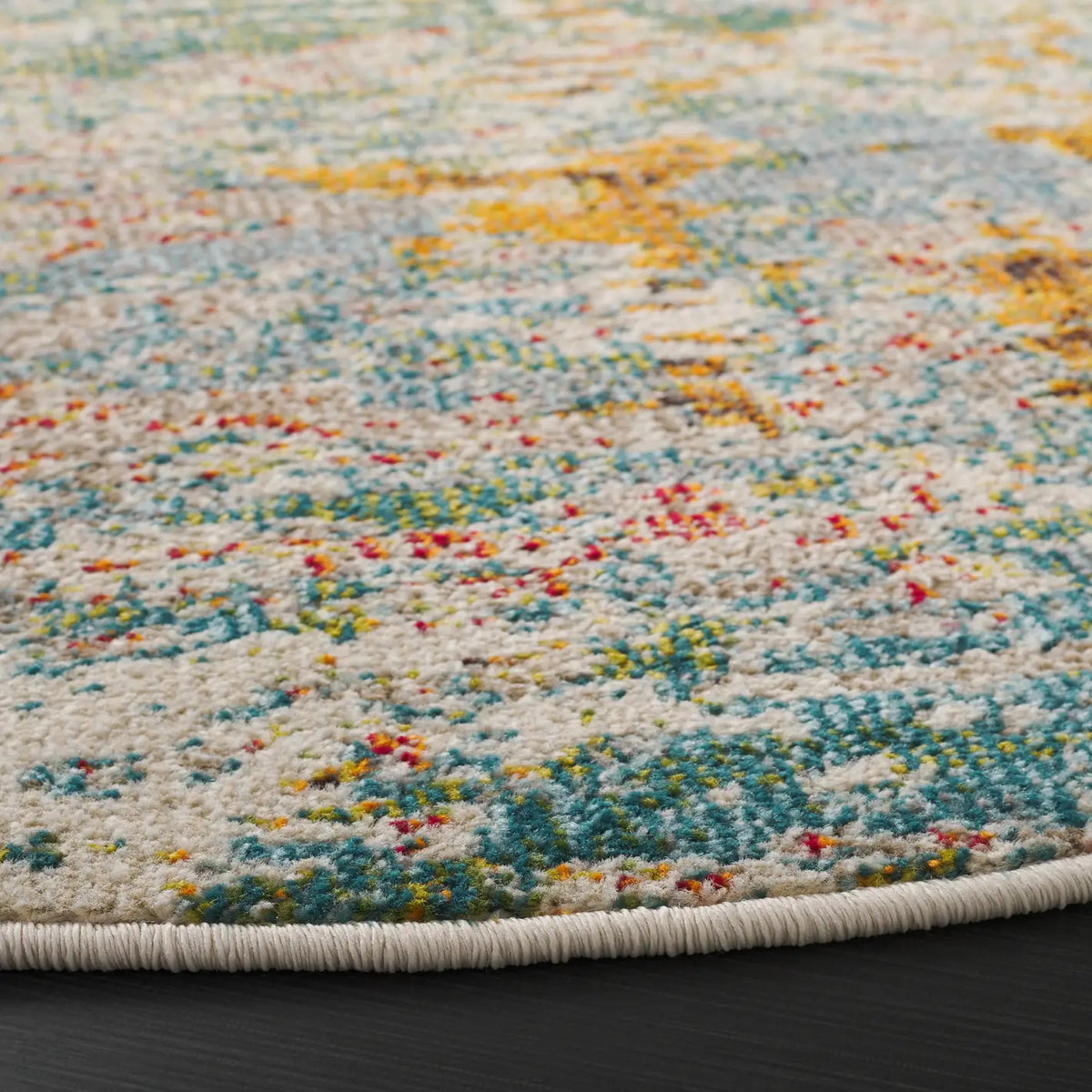 Safavieh Madison 6'-7" x 6'-7" Rug in Green / Grey