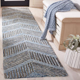 Safavieh Metro 2'-3" x 9'-0" Rug in Blue / Black
