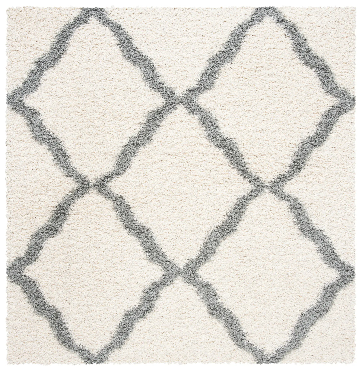 Safavieh Sgd-Dallas Shag 6'-0" x 6'-0" Rug in Ivory / Grey