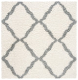 Safavieh Sgd-Dallas Shag 6'-0" x 6'-0" Rug in Ivory / Grey