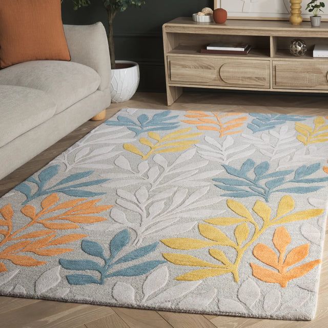 Safavieh Jardin 4'-0" x 6'-0" Rug in Grey / Blue