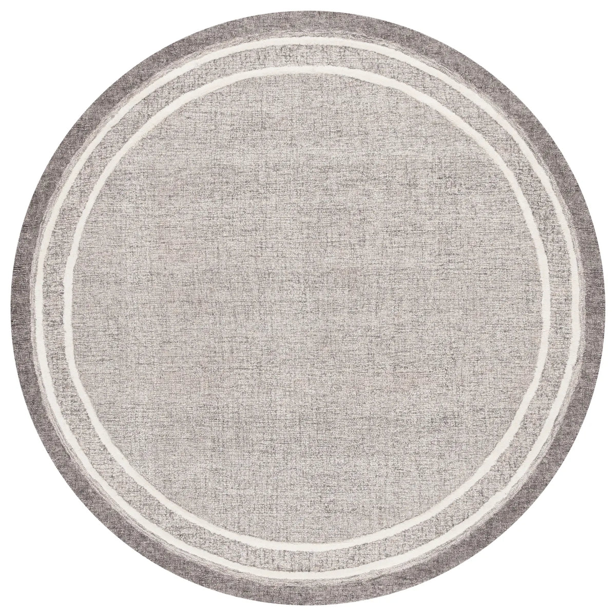 Safavieh Ebony 6'-0" x 6'-0" Rug in Grey / Ivory