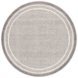 Safavieh Ebony 6'-0" x 6'-0" Rug in Grey / Ivory