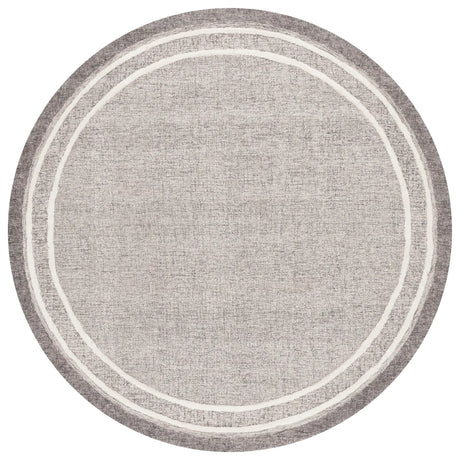 Safavieh Ebony 6'-0" x 6'-0" Rug in Grey / Ivory