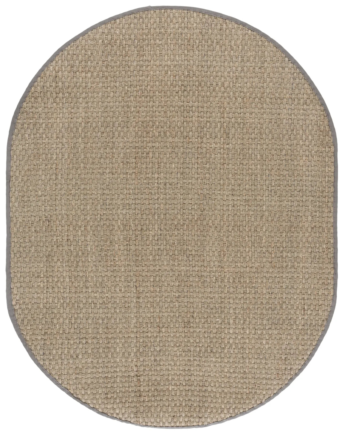 Safavieh Natural Fiber 6'-0" x 8'-0" Rug in Natural / Grey