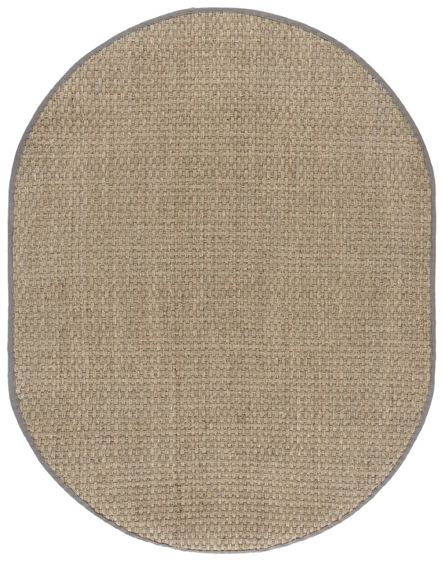 Safavieh Natural Fiber 6'-0" x 8'-0" Rug in Natural / Grey
