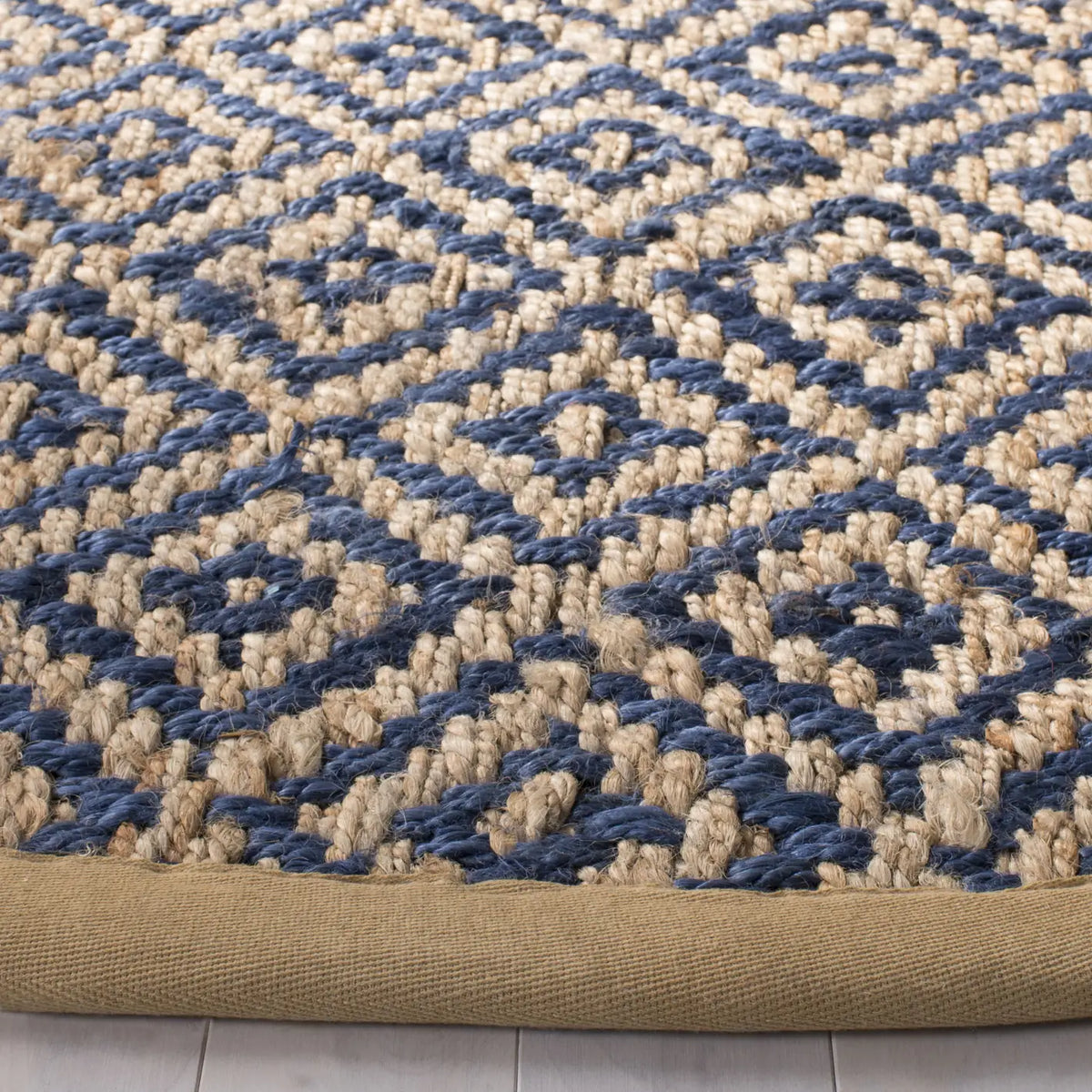 Safavieh Natural Fiber 6'-0" x 6'-0" Rug in Tropical Blue / Natural