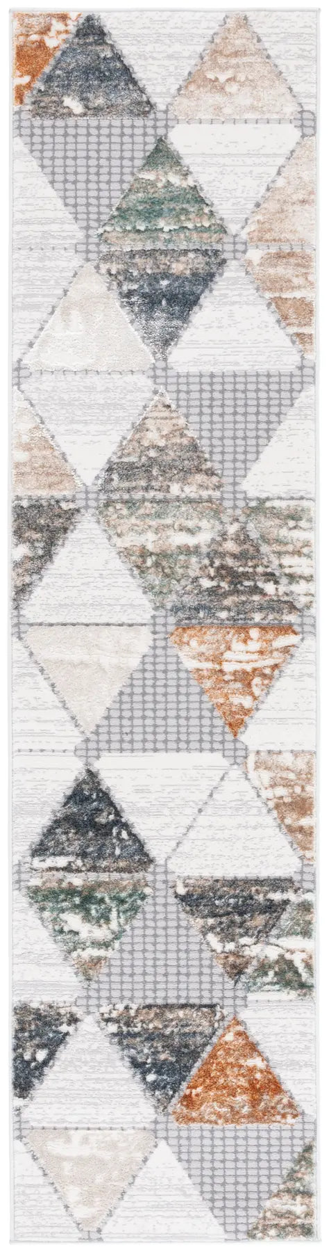 Safavieh Alenia 100 2'-0" x 8'-0" Rug in Grey / Beige