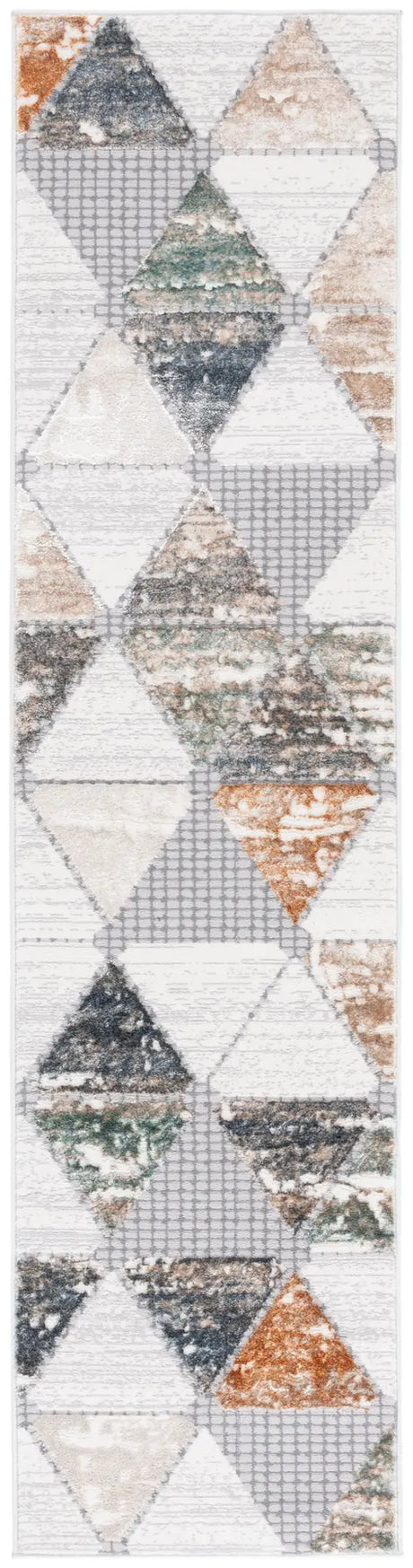 Safavieh Alenia 100 2'-0" x 8'-0" Rug in Grey / Beige