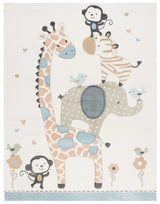 Safavieh Carousel Kids 100 10'-0" x 14'-0" Rug in Ivory