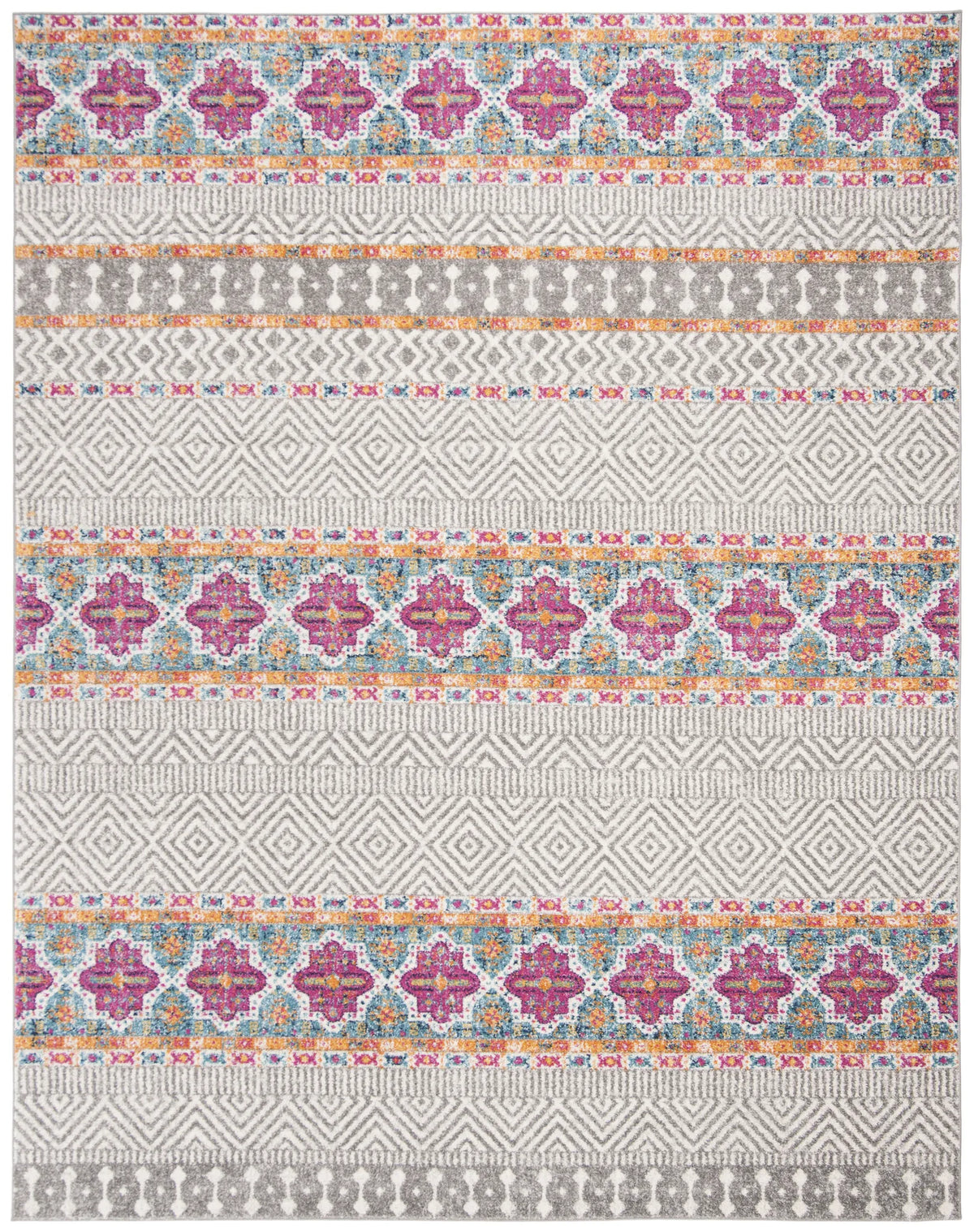 Safavieh Madison 700 10'-0" x 14'-0" Rug in Grey / Ivory