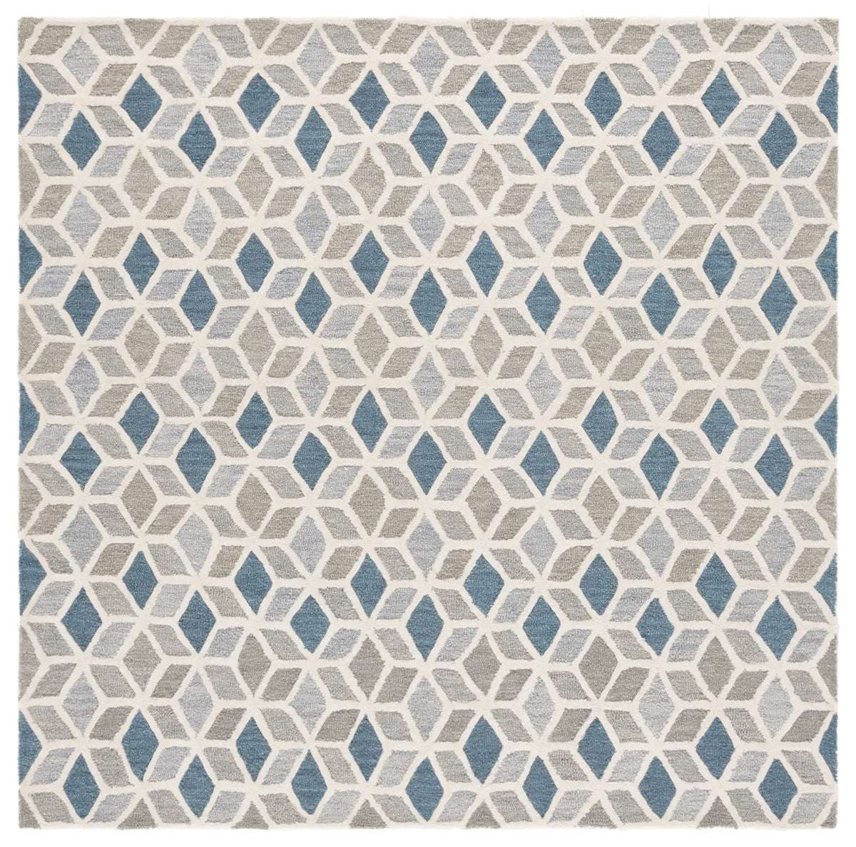 Safavieh Ebony 6'-0" x 6'-0" Rug in Ivory / Blue