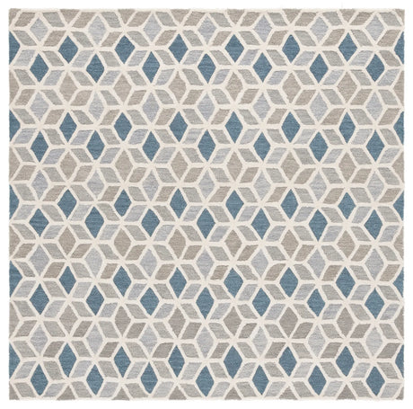 Safavieh Ebony 6'-0" x 6'-0" Rug in Ivory / Blue