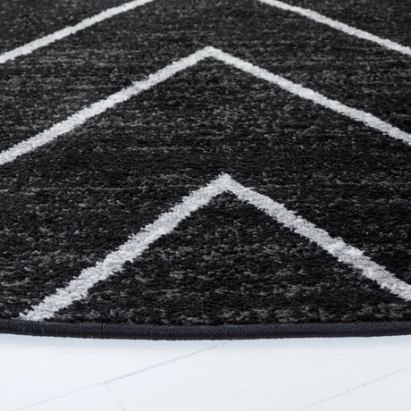 Safavieh Adirondack 6'-0" x 6'-0" Rug in Black / Light Grey
