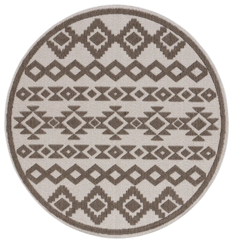 Safavieh Global 6'-7" x 6'-7" Rug in Beige / Dark Beig