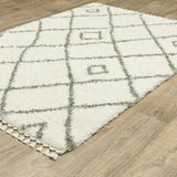 Oriental Weavers Sphinx Axis Ax03A Ivory/ Multi Rug - angle detail