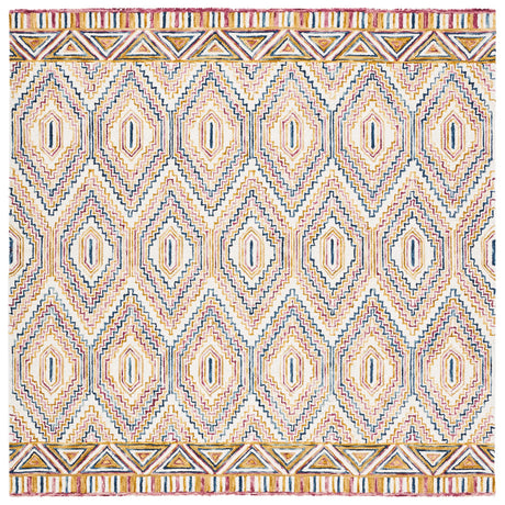 Safavieh Aspen 7'-0" x 7'-0" Rug in Ivory / Rust