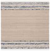 Safavieh Natura 6'-0" x 6'-0" Rug in Natural / Navy