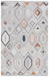 Safavieh Marquee 4'-0" x 6'-0" Rug in Rust / Grey