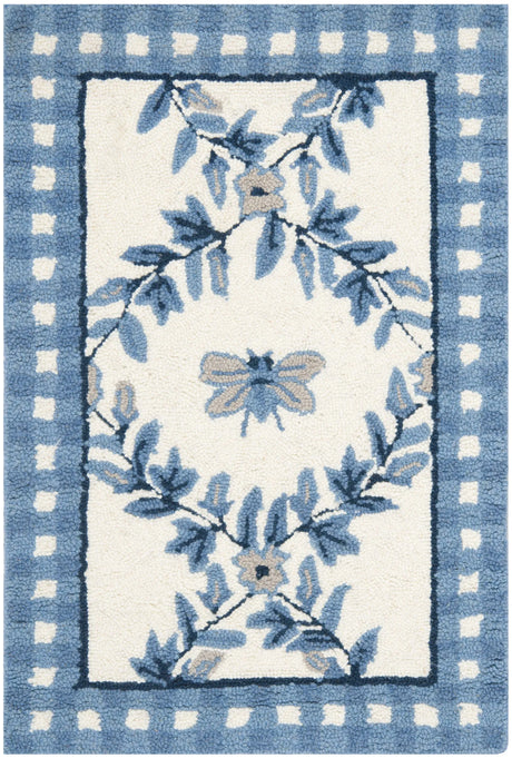 Safavieh Chelsea 1'-8" x 2'-6" Rug in Ivory / Blue