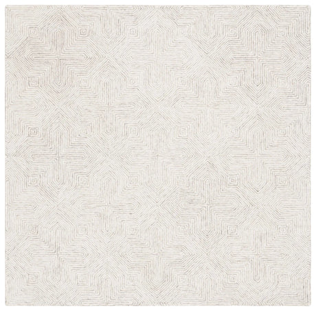 Safavieh Abstract 6'-0" x 6'-0" Rug in Grey / Ivory