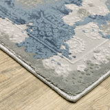 Oriental Weavers Sphinx Easton 3313Q Beige/Blue Rugs - corner detail