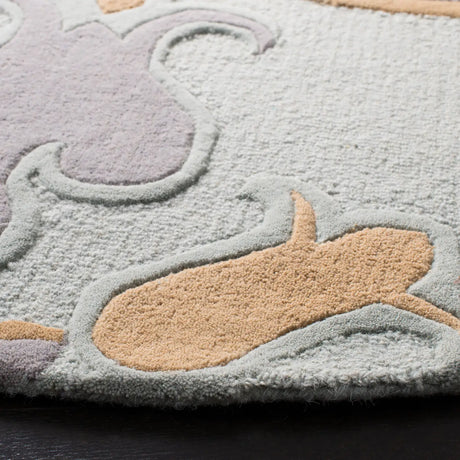 Safavieh Soho 6'-0" x 6'-0" Rug in Light Blue / Multi