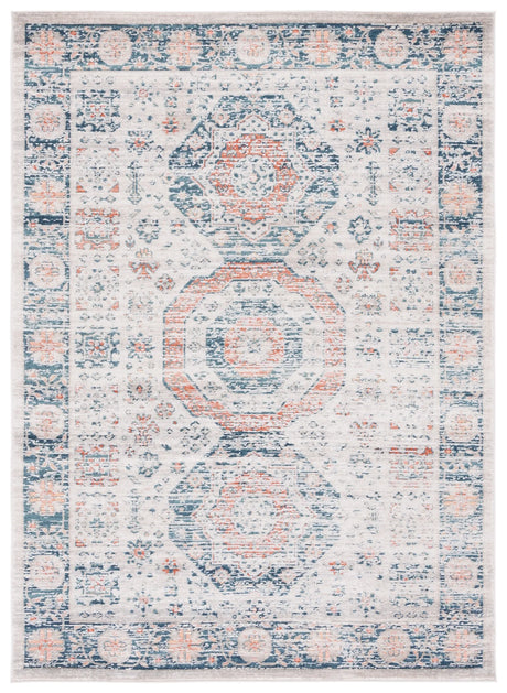 Safavieh Madison 800 4'-5" x 6'-5" Rug in Beige / Blue