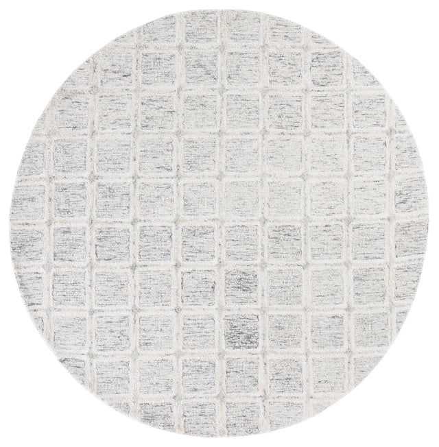Safavieh Pine 6'-0" x 6'-0" Rug in Grey / Ivory