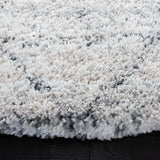Safavieh Fontana Shag  800 10'-0" x 10'-0" Rug in Grey / Ivory